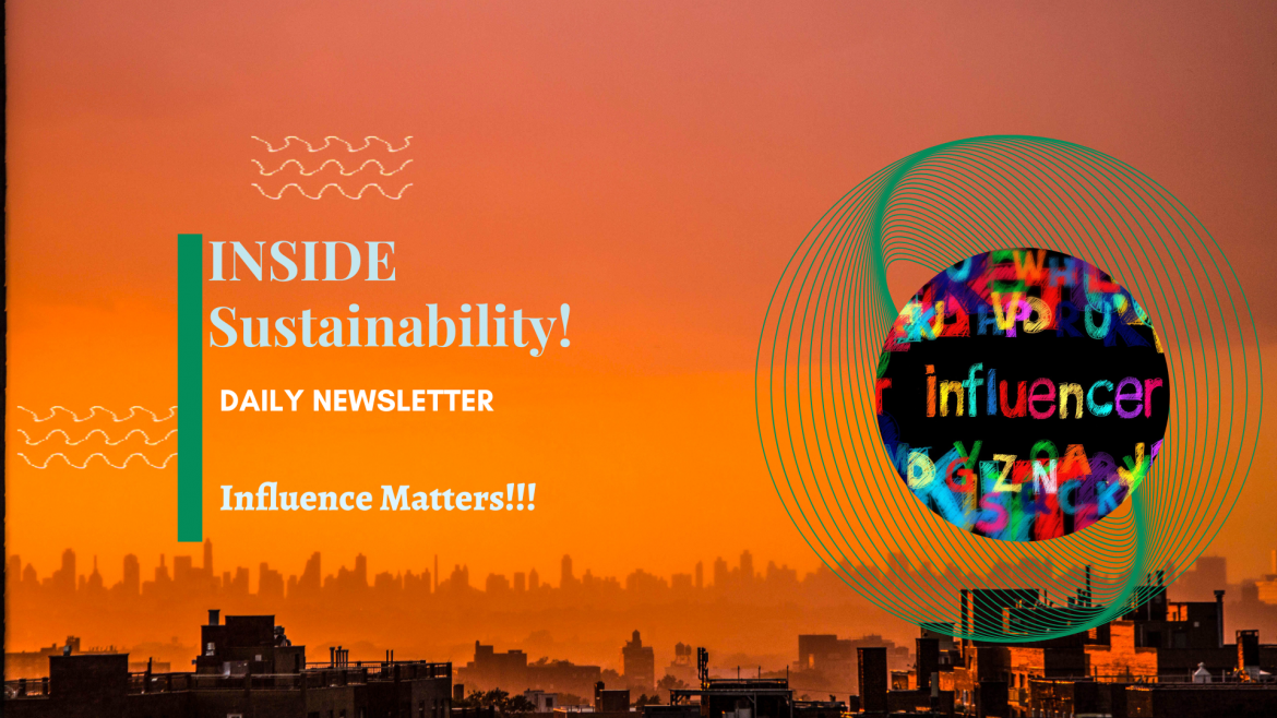 Influencer’s impact on Sustainability